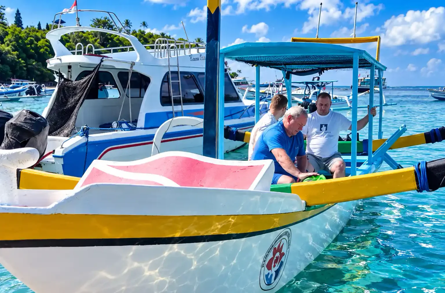 Private boat experience in tropical Bali